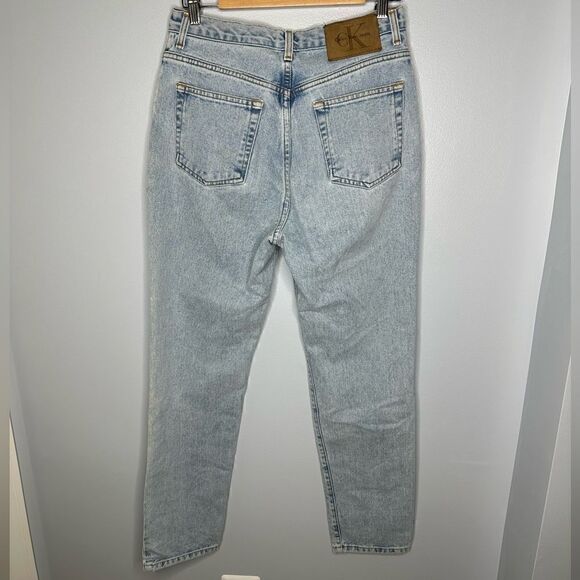 Vintage Calvin Klein High Waisted Mom Jeans 90's CK Classic 5 pocket fit sz 10 - Picture 2 of 6